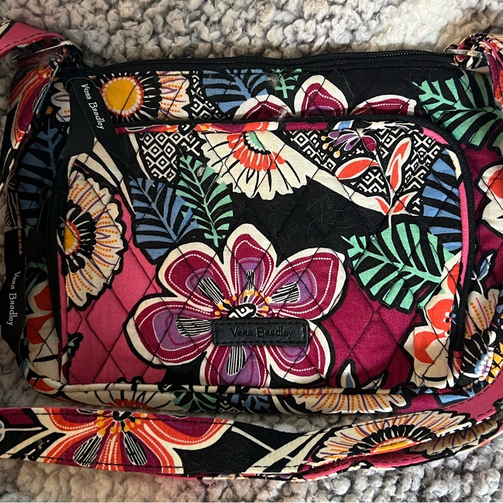 Vera Bradley Women's Floral Crossbody Bag!
